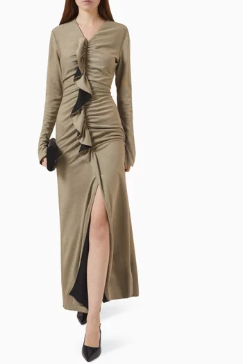 Ruffled Maxi Dress