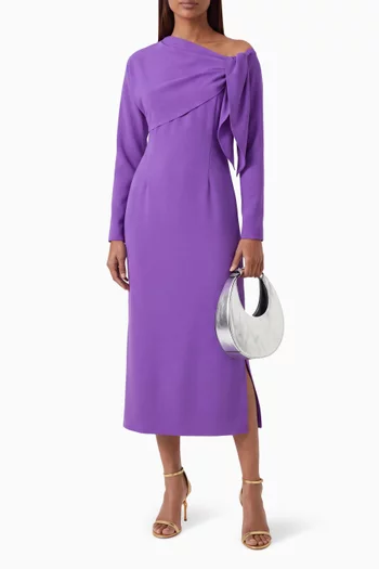 Asymmetrical Midi Dress