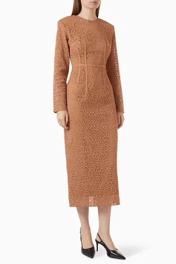 Sequin-embellished Midi Dress
