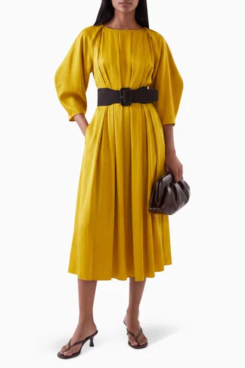 Belted Midi Dress