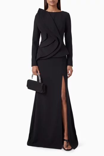 Ruffled Maxi Dress