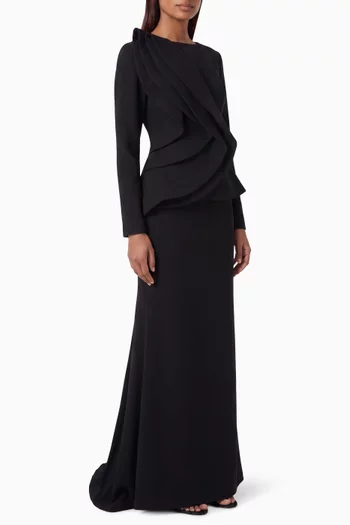 Ruffled Maxi Dress
