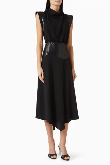 Belted Midi Dress