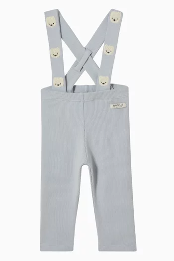 Doutie Polar Bears Trousers in Organic Cotton-blend