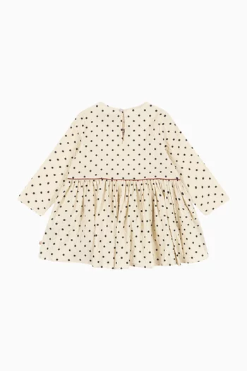 Elin Dress in Organic Seersucker