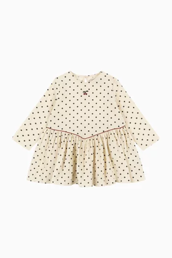 Elin Dress in Organic Seersucker