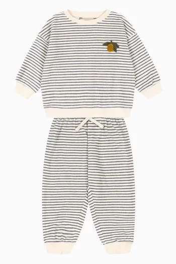 Itty Striped Sweatshirt in Organic-cotton