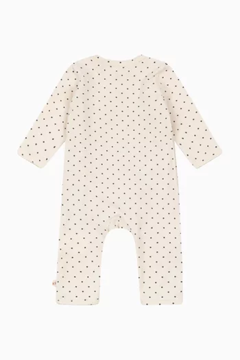 Basic Newborn Onesie in Cotton-fleece