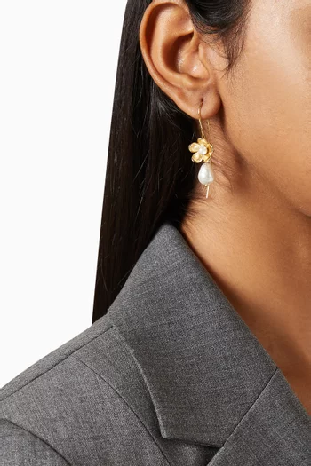 Floral Drop Earrings