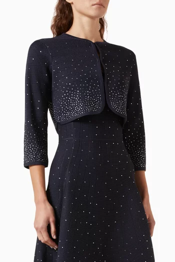 Rhinestone-embellished Cardigan