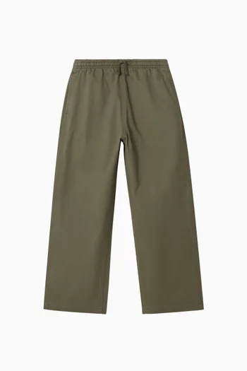 Straight-leg Pants in Cotton