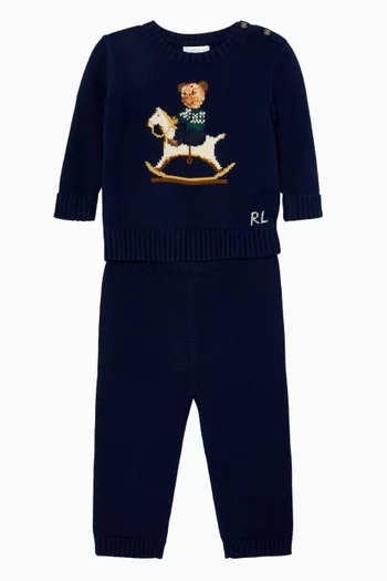 Graphic Sweater & Pants Set
