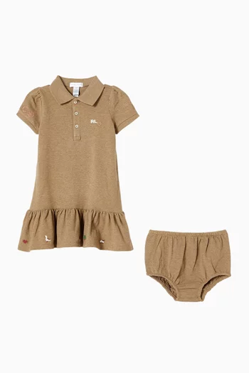 Polo Dress in Cotton-blend