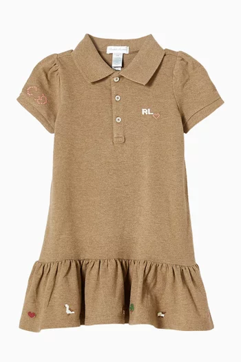 Polo Dress in Cotton-blend