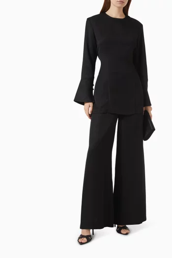 Top & Pants Set in Rayon Blend