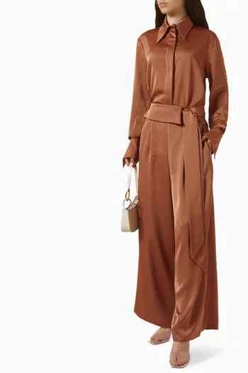 Frame Belted Tunic & Pants Set