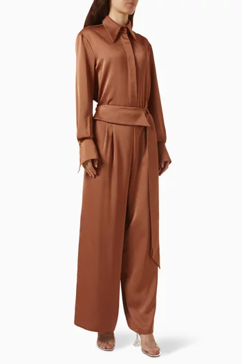 Frame Belted Tunic & Pants Set