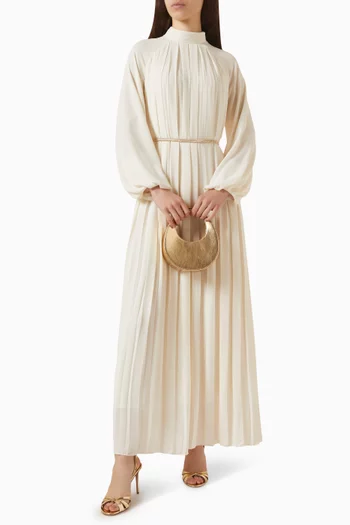 Nue Pleated Maxi Dress