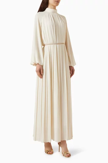 Nue Pleated Maxi Dress