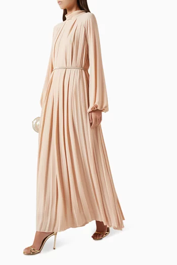 Nue Pleated Maxi Dress