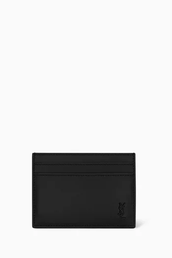 Tiny Cassandre Card Case in Matte Leather