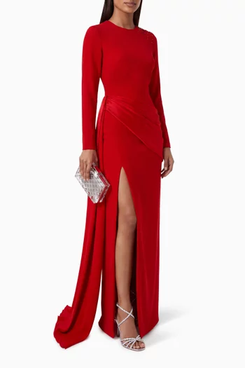 Vickie Dress in Satin