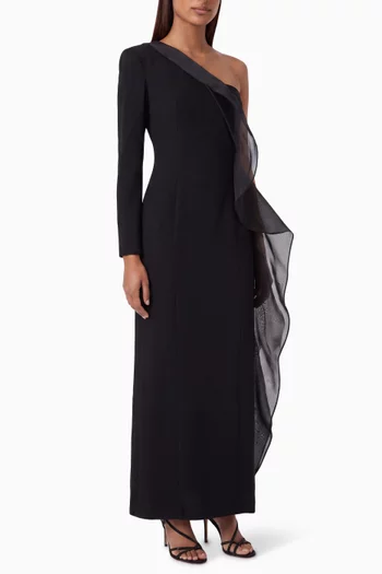 Vesper Ruffle One-shoulder Dress