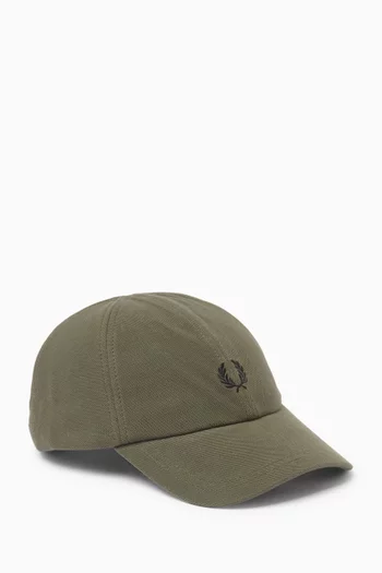 Classic Pique Cap in Cotton