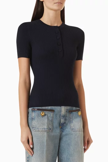 Ingrid Sweater in Ribbed-knit