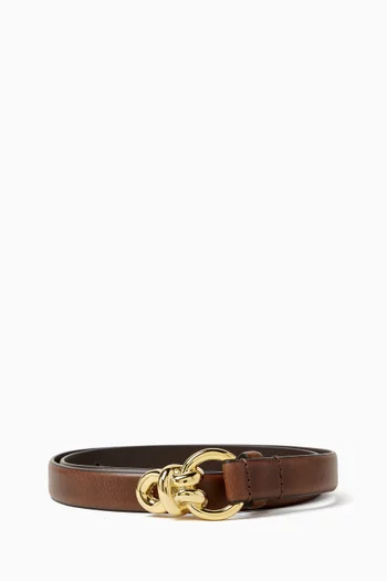 Strapontin Slim Belt in Leather