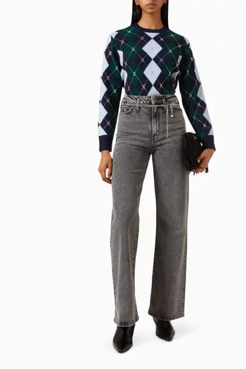 Pantigrey Chain-detail Jeans in Denim