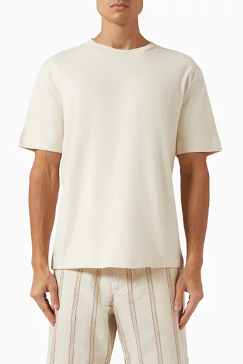 Peached T-shirt in Cotton Jersey