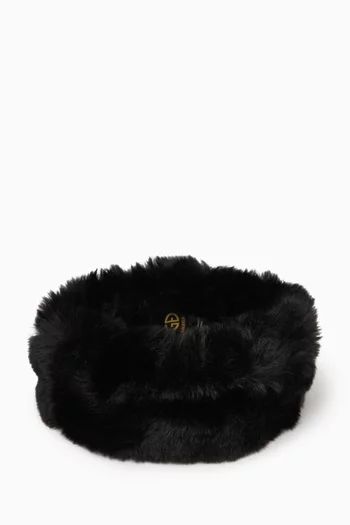Froid Fluffy Headband in Faux Fur