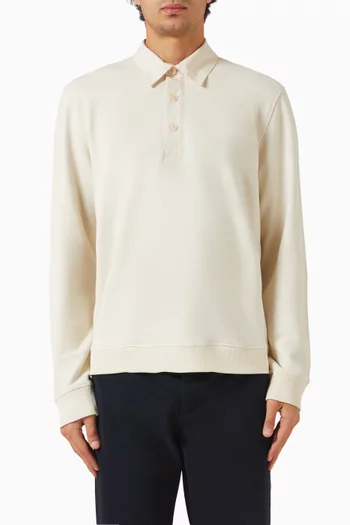 Travel Polo T-shirt in French Cotton-terry