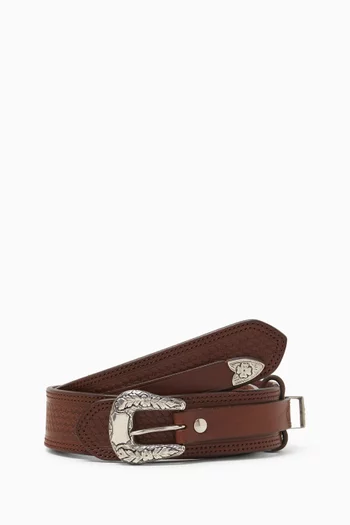 Western Belt in Leather