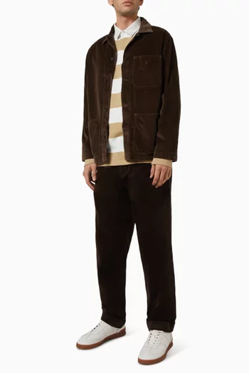 Knit Rugby Polo Shirt in Cotton