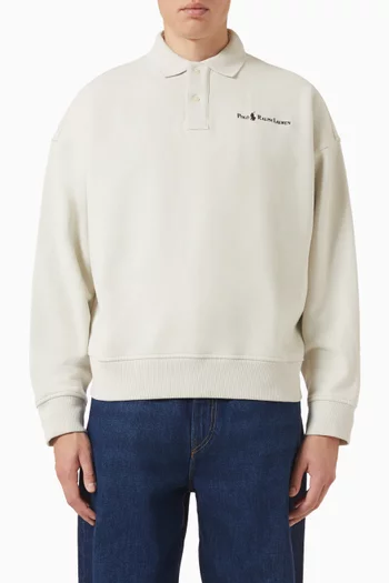 Logo Sweatshirt in Cotton Blend