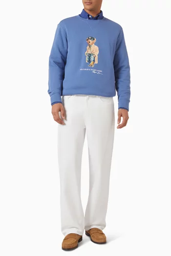 Knit Sweatshirt in Cotton Blend