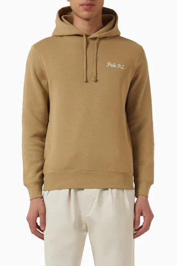 Polo Bear Hoodie in Cotton Blend
