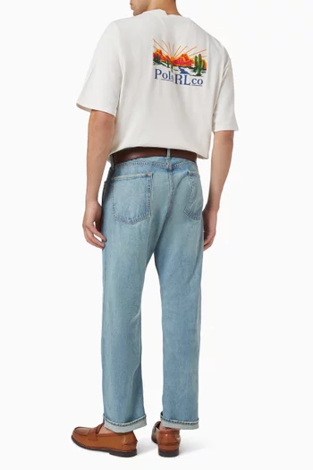 Red Rock Graphic T-shirt in Cotton