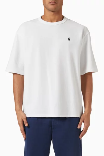 Embroidered T-shirt in Cotton