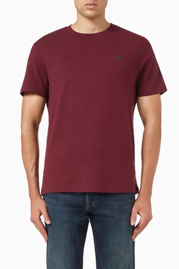 Embroidered Pony T-shirt in Cotton