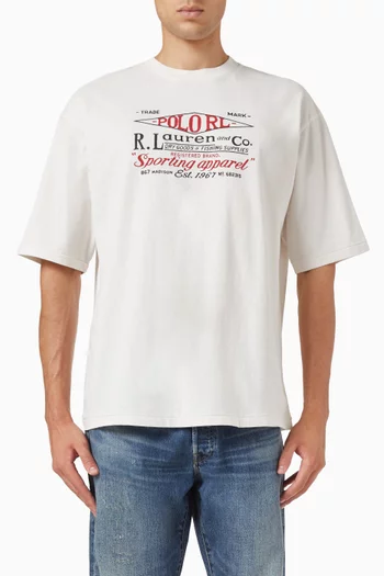 Sporting Graphic T-shirt in Cotton