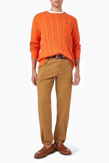 Multi-pocket Cargo Pants in Cotton