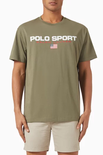 Logo T-shirt in Cotton Jersey