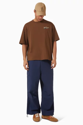 Embroidered T-shirt in Cotton