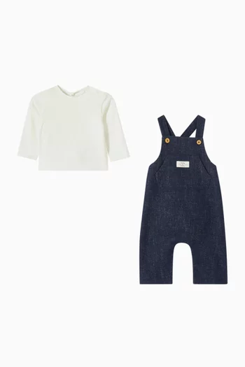 T-shirt & Dungarees Set