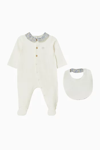 Logo Pyjama & Bib Set