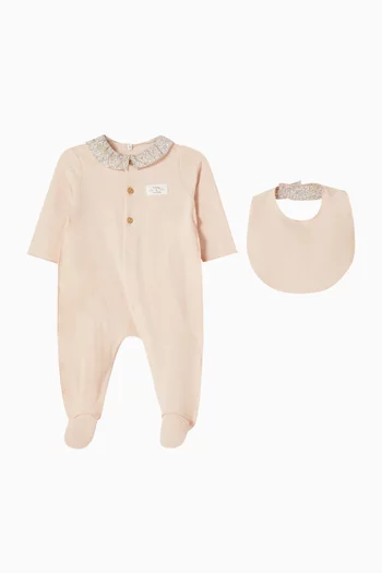 Logo Pyjama & Bib Set