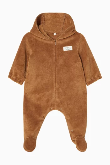 Logo Hooded Romper